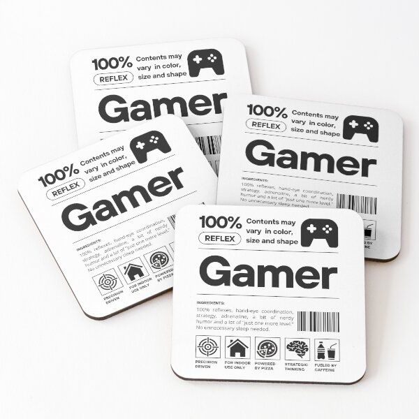 Item preview, Gamer Barcode Shipping Label, Funny Gaming, Video Games designed and sold by lagunaklein.