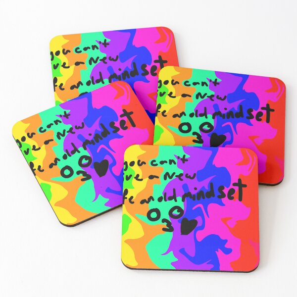 Item preview, You can’t live a new old mindset quote Artbycubty  designed and sold by Artbycubty.