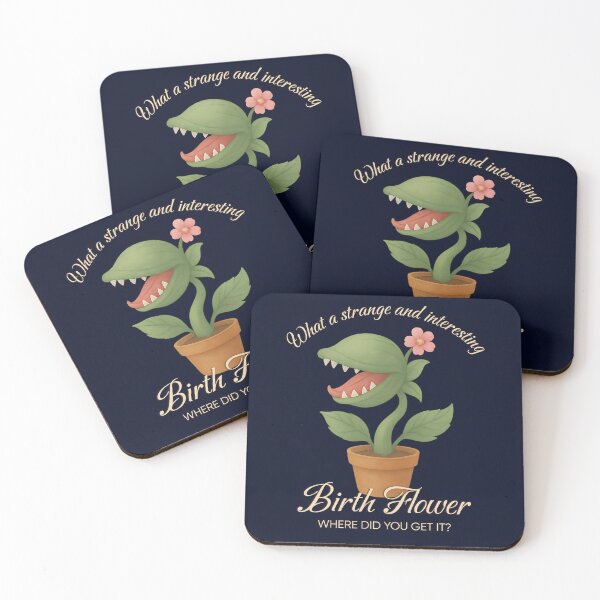 Item preview, Audrey II Birth Flower – Funny Little Shop of Horrors Parody Design designed and sold by PricklyBearArt.