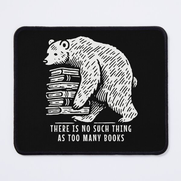 Item preview, Funny Book Lover Bear Statement For Book Fan designed and sold by LuminOrb.