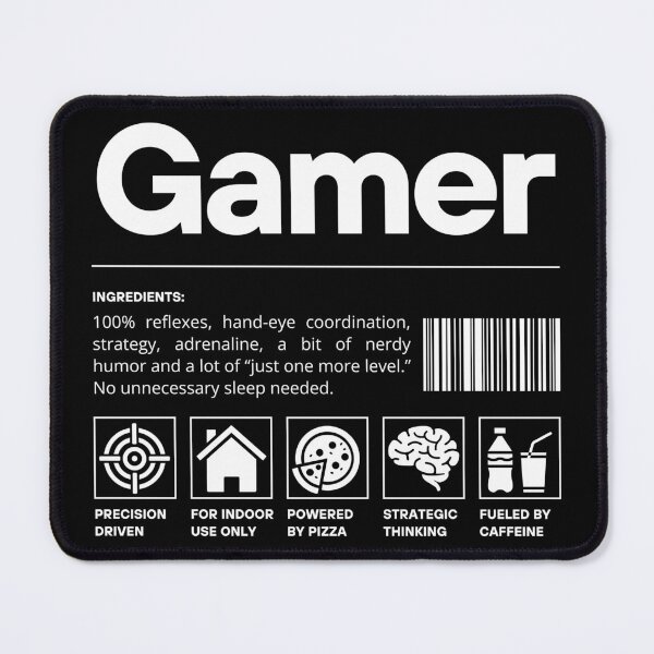 Item preview, Funny Gamer Barcode, Gaming Humor designed and sold by lagunaklein.