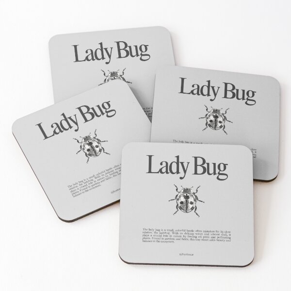 Item preview, Lady Bug Minimal Print designed and sold by Elenor's.