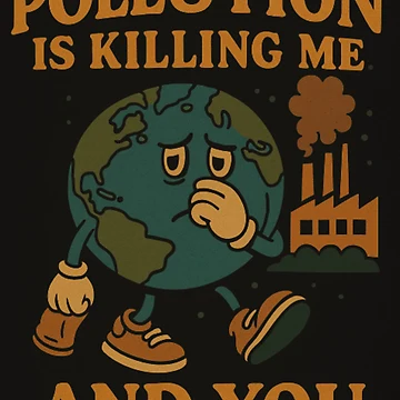 Vorschaubild zum Design Pollution Kills the earth and people who are living in it von PixelStorage
