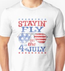 Flug am 4. Juli Slim Fit T-Shirt