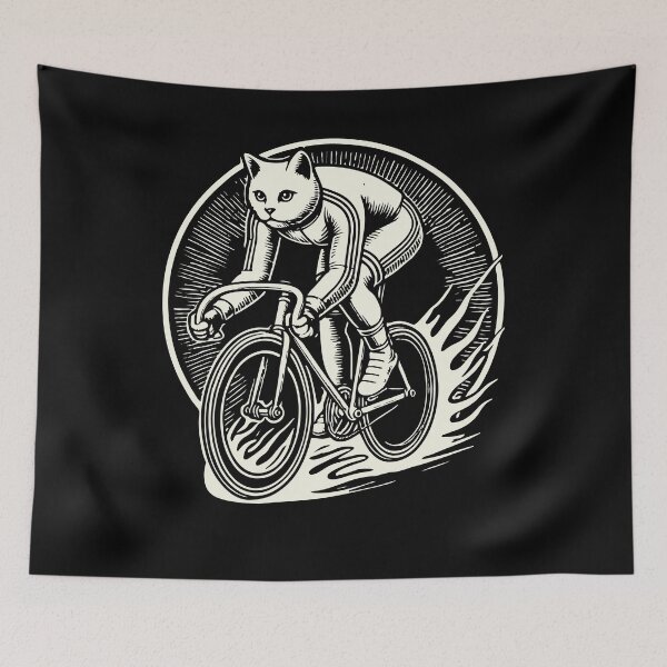 Item preview, Cat Bike Design For Women With A Sense Of Humor designed and sold by LuminOrb.