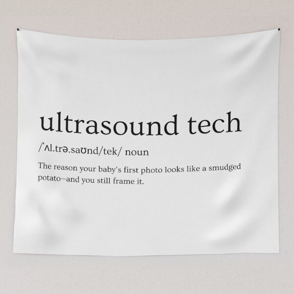 Item preview, Ultrasound Tech Slogan Design – “The Reason Your Baby’s First Photo Looks Like a Smudged Potato" designed and sold by Straight-Up Snark.