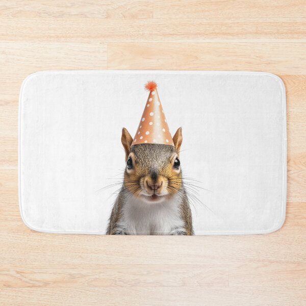 Item preview, Cute Squirrel with Party Hat Birthday Celebration designed and sold by LazyOwlStore.