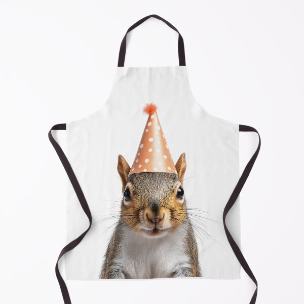 Item preview, Cute Squirrel with Party Hat Birthday Celebration designed and sold by LazyOwlStore.