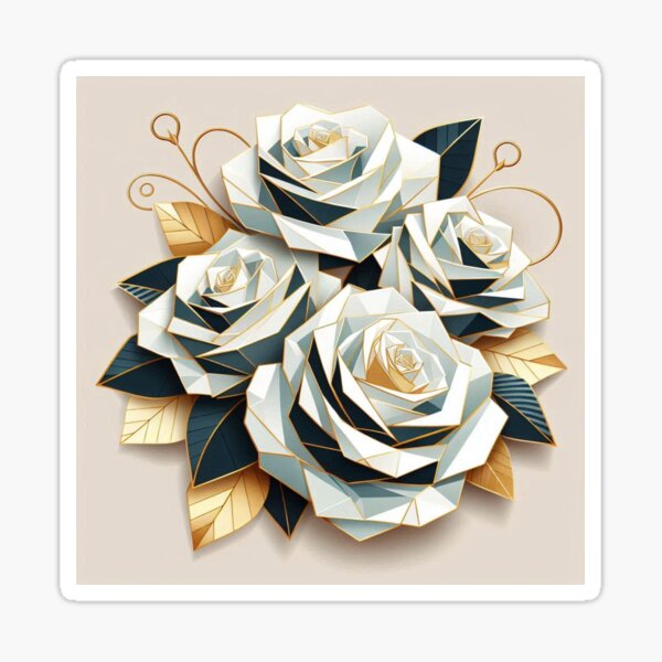 Item preview, White & Teal Roses designed and sold by DesignsByPrnces.