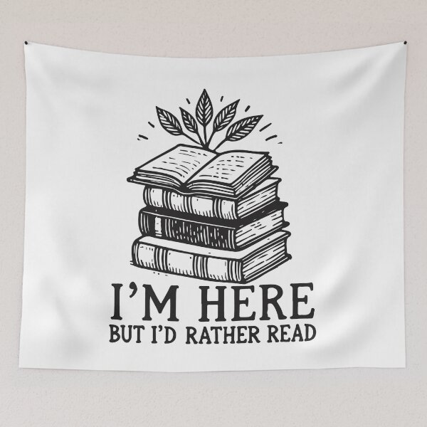 Item preview, Retro Book Design For Book Lovers And Bookworms designed and sold by LuminOrb.