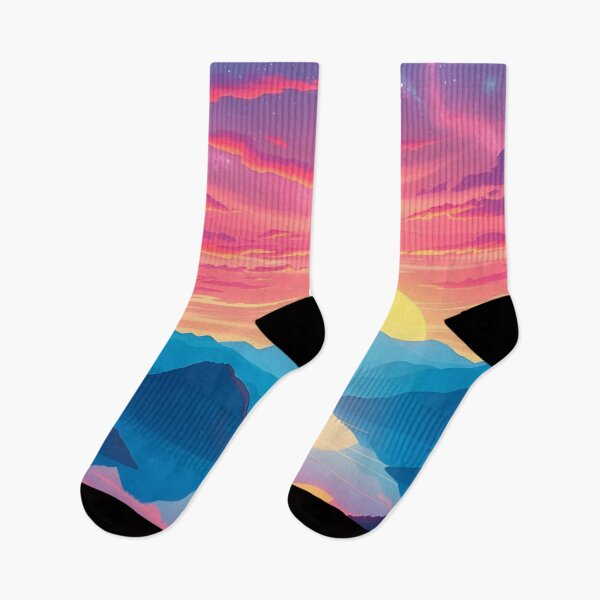 Item preview, Neon Sunset AI Artwork | Futuristic Digital Skyscape | Cyber Aesthetic Print designed and sold by typoinspired.