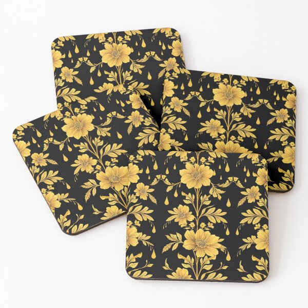 Item preview, Vintage Gold/Floral designer designed and sold by QuantumHoods.
