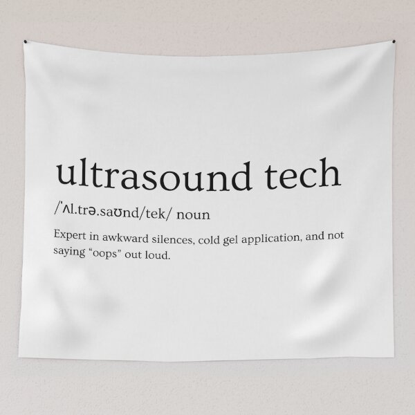 Item preview, Ultrasound Tech Slogan Design – “Expert in Awkward Silences" designed and sold by Straight-Up Snark.