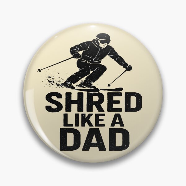 Item preview, Shred Like a Ski Dad – Bold Skiing Lover Father’s Day designed and sold by Rajasekar.