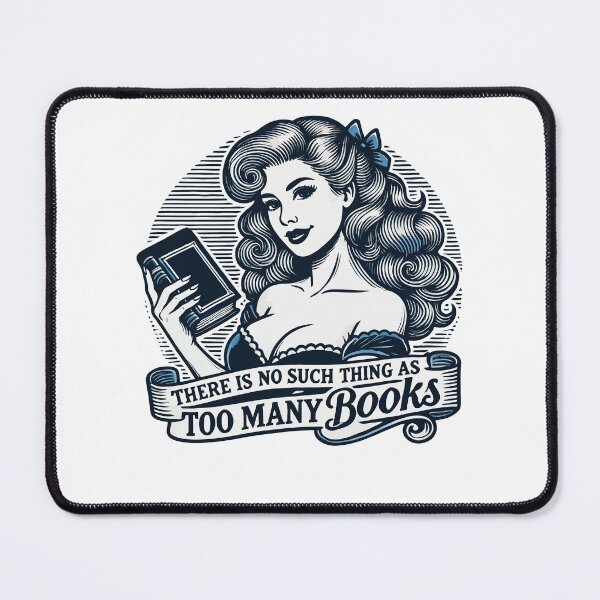 Item preview, Retro Book Girl Book Design For Frequent Readers designed and sold by LuminOrb.
