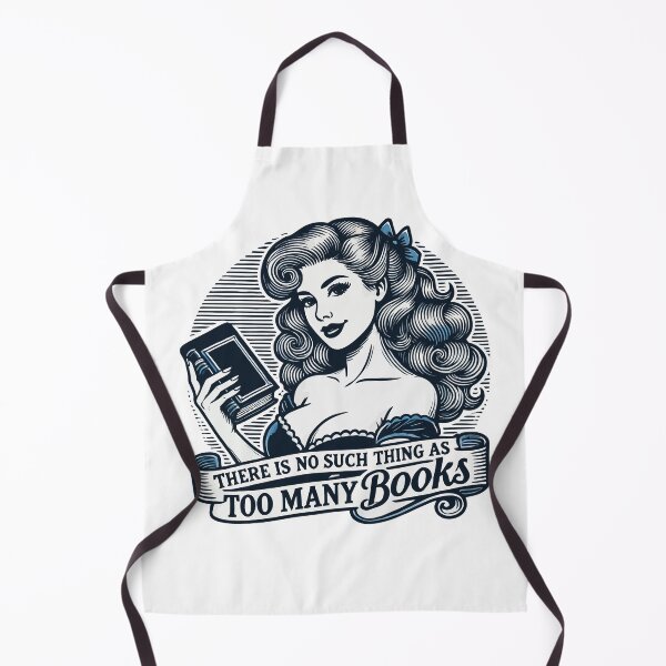 Item preview, Retro Book Girl Book Design For Frequent Readers designed and sold by LuminOrb.