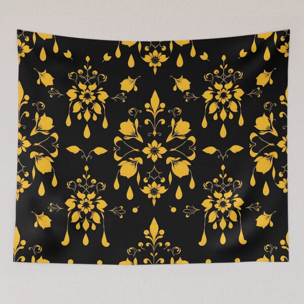 Item preview,  Vintage gold symmetrical design designed and sold by QuantumHoods.