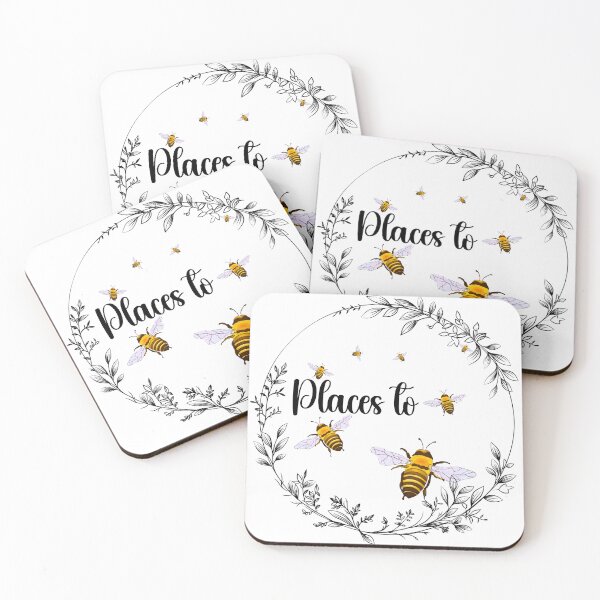 Item preview, Places To Bee Floral Wreath 1 designed and sold by AnTartstudios.