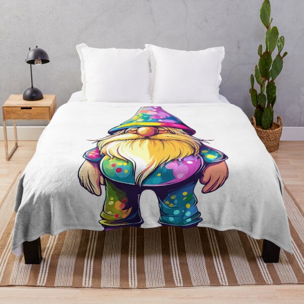 Item preview, Psychedelic Gnome: Trippy Colorful Fantasy designed and sold by bapupa.