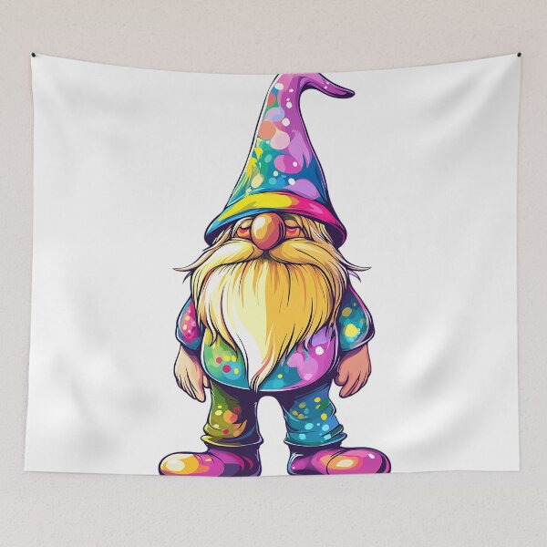 Item preview, Psychedelic Gnome: Trippy Colorful Fantasy designed and sold by bapupa.