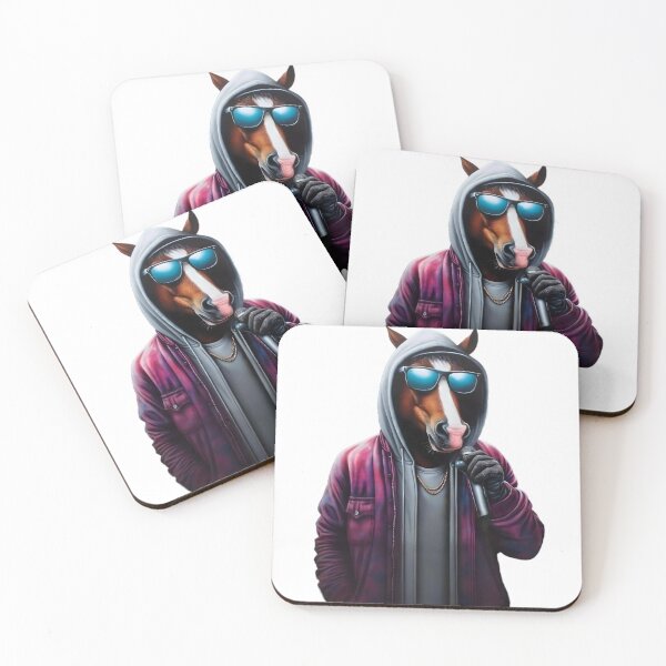 Item preview, Rap Street Art Horse – Funky Urban Animal designed and sold by FunkyFauna.