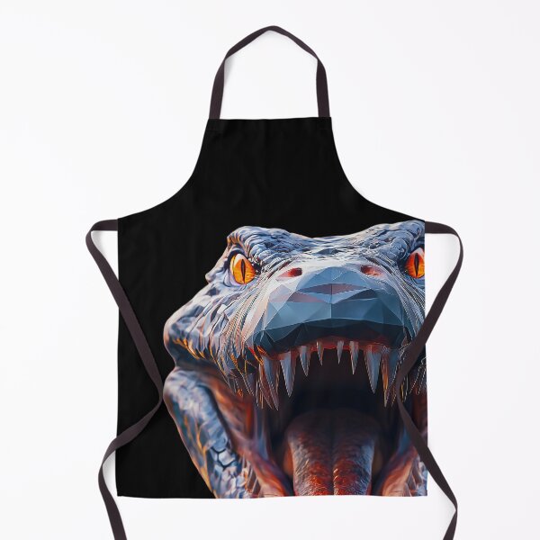 Item preview, Ferocious Gator head in geometric style, allegator swamp T-shirt designed and sold by PeffysArt.
