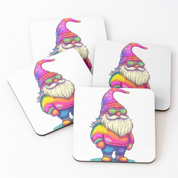 Item preview, Psychedelic Gnome: Abstract Whimsical Gnome designed and sold by bapupa.
