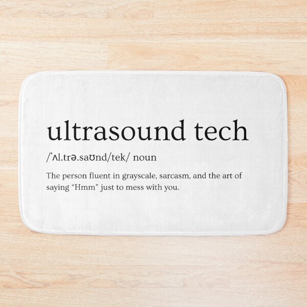 Item preview, Ultrasound Tech Slogan Design – “Fluent in Grayscale" designed and sold by Straight-Up Snark.
