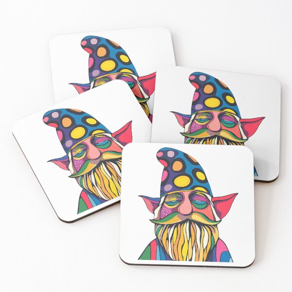 Item preview, Whimsical Psychedelic Gnome designed and sold by bapupa.