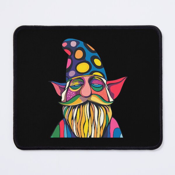 Item preview, Whimsical Psychedelic Gnome designed and sold by bapupa.