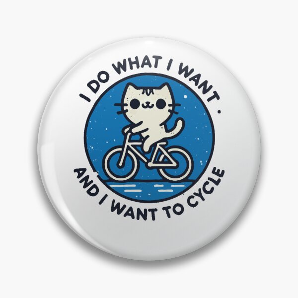 Item preview, Retro Cat Motif On Bicycle With Humor And Power designed and sold by LuminOrb.