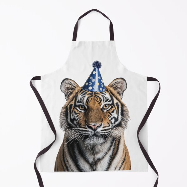 Item preview, Cute Tiger with Party Hat Birthday Celebration designed and sold by LazyOwlStore.