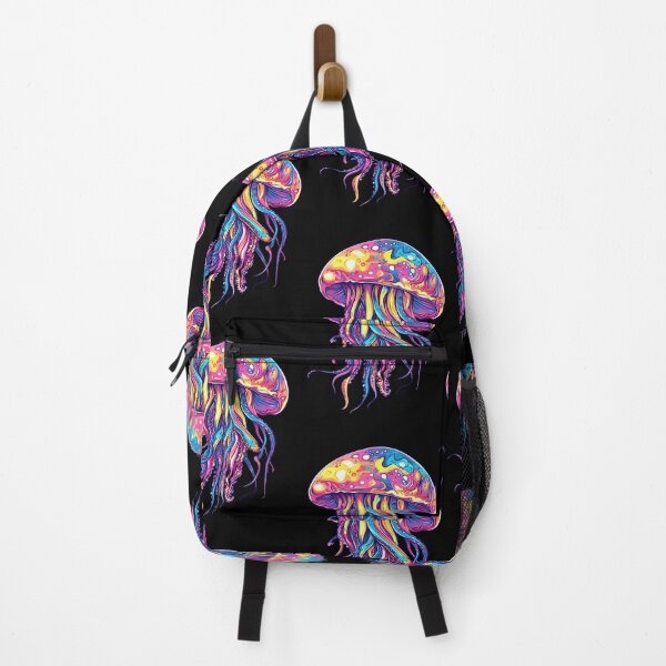 Item preview, Psychedelic Jellyfish - Trippy Colorful Ocean designed and sold by bapupa.