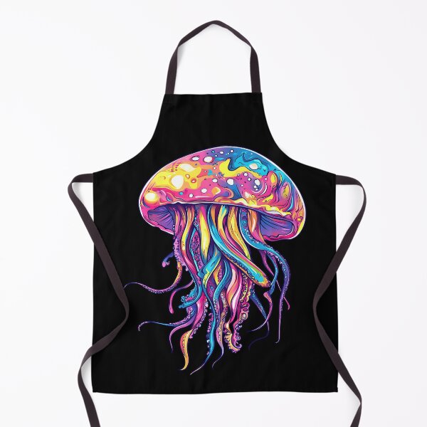 Item preview, Psychedelic Jellyfish - Trippy Colorful Ocean designed and sold by bapupa.