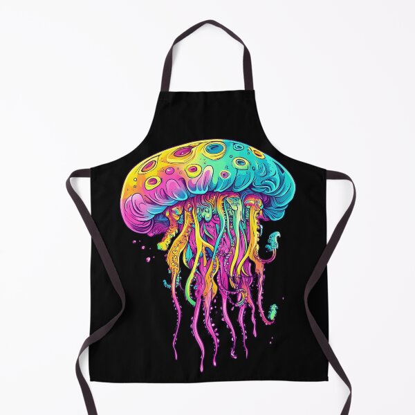 Item preview, Bioluminescent Psychedelic Jellyfish designed and sold by bapupa.