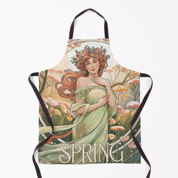 Item preview, Spring by Alphonse Mucha designed and sold by Tamas Das.