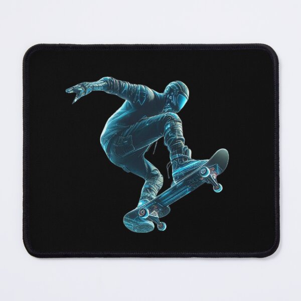 Item preview, Dynamic Blue Skateboarder designed and sold by DixieGirlStudio.