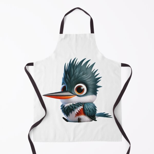 Item preview, Adorable Belted Kingfisher designed and sold by Sillytoe.