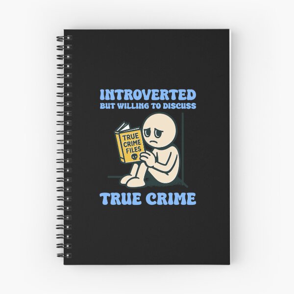 Item preview, Introverted But Willing to Discuss True Crime – Funny Dark Humor Design designed and sold by Dust Style.