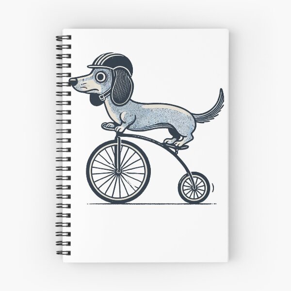 Item preview, Funny Dachshund On A Bike For Dog Lovers designed and sold by LuminOrb.