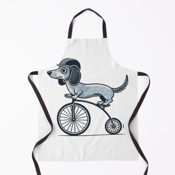 Item preview, Funny Dachshund On A Bike For Dog Lovers designed and sold by LuminOrb.