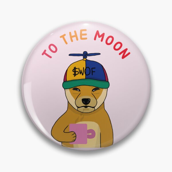 Item preview, WOF to the moon/ pink designed and sold by WOFcommunity.