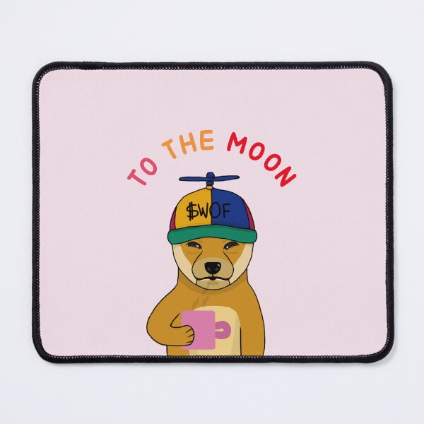 Item preview, WOF to the moon/ pink designed and sold by WOFcommunity.
