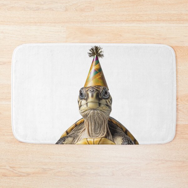 Item preview, Cute Turtle with Party Hat Birthday Celebration designed and sold by LazyOwlStore.