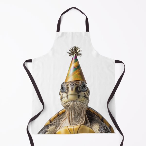Item preview, Cute Turtle with Party Hat Birthday Celebration designed and sold by LazyOwlStore.
