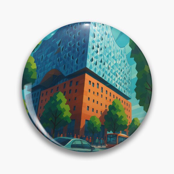 Artikelvorschau,  Hamburg ELBPHILHARMONIE – Klang trifft Form (Popart Reiseposter und Grußkarte) entworfen und verkauft von Earth Celebration Designs.