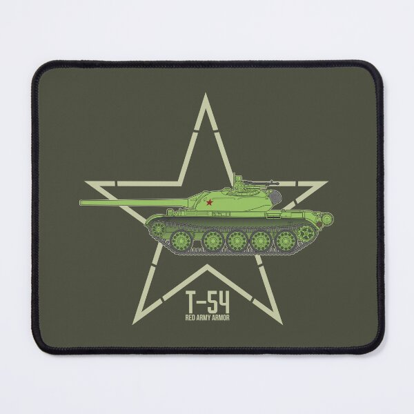 Item preview, T-54 Soviet Tank Red Army Armor Military Design designed and sold by FAawRay.