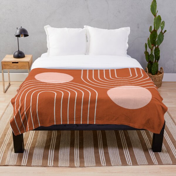 Item preview, Mid Century Modern Geometric 64 (Rainbow and Sun Abstraction) designed and sold by nineFlorals.