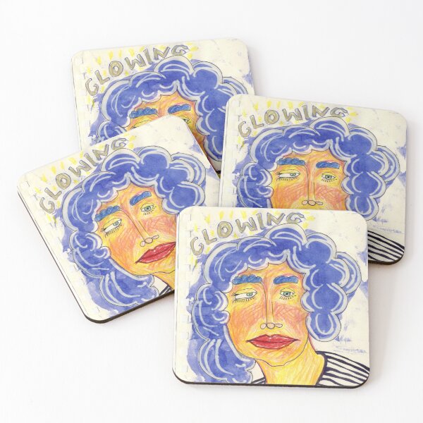 Item preview, GLOWING - She radiates existential fatigue designed and sold by cotomanfelicia.