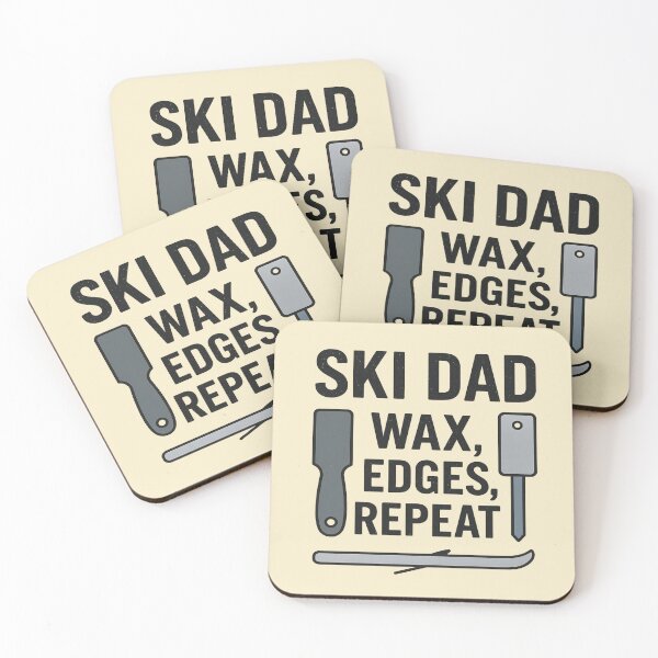 Item preview, Ski Dad Wax Edges Repeat – Snow Skiing Lover Father’s Day Gift designed and sold by Rajasekar.